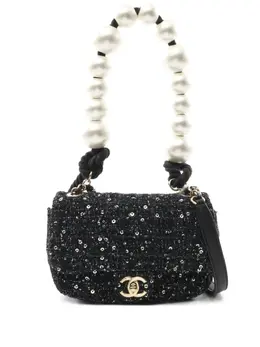 CHANEL Pre-Owned: Синяя сумка 
