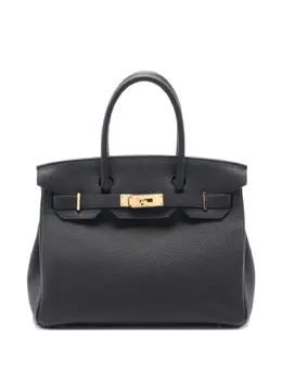 Hermès Pre-Owned: Чёрная сумка-шоппер 