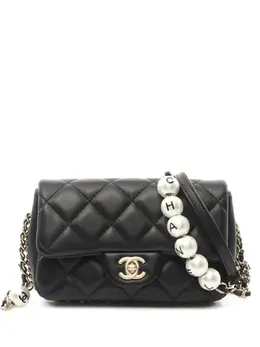 CHANEL Pre-Owned: Чёрная сумка 