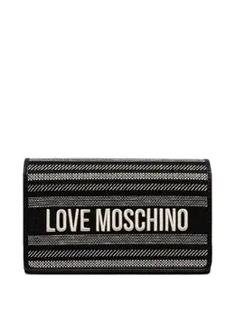 Love Moschino: Чёрная сумка через плечо 