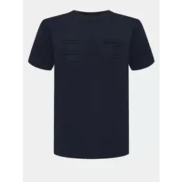 EA7 EMPORIO ARMANI: Тёмная футболка 