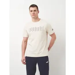 PUMA: Бежевая футболка 