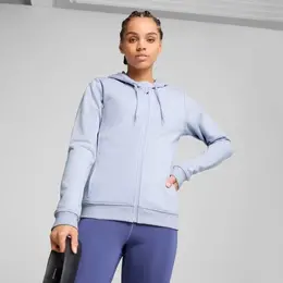 PUMA: Голубая толстовка  Essentials