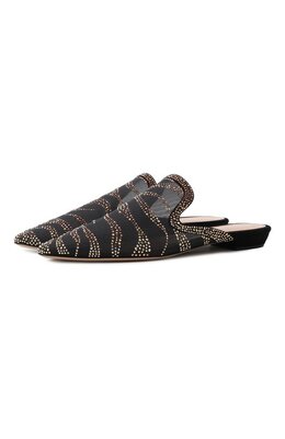 Gianvito Rossi: Чёрные сабо 