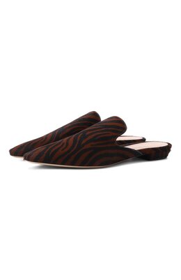 Gianvito Rossi: Коричневые сабо 