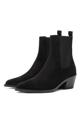 Gianvito Rossi: Чёрные ботинки 