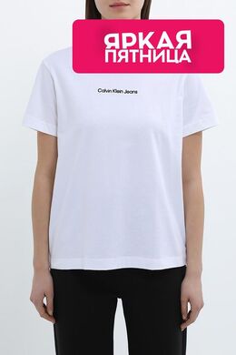 Calvin Klein Jeans: Хлопковая футболка 