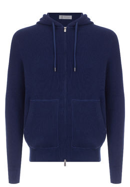 BRUNELLO CUCINELLI: Синяя толстовка 