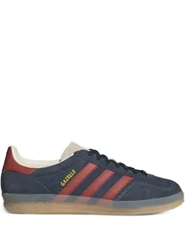 adidas: Синие кроссовки  Gazelle Indoor