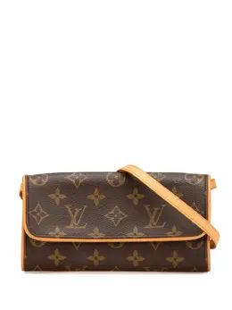 Louis Vuitton Pre-Owned: Коричневая сумка через плечо 