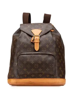 Louis Vuitton Pre-Owned: Коричневый рюкзак 