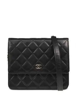 CHANEL Pre-Owned: Чёрная сумка 