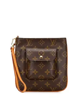 Louis Vuitton Pre-Owned: Коричневый клатч 