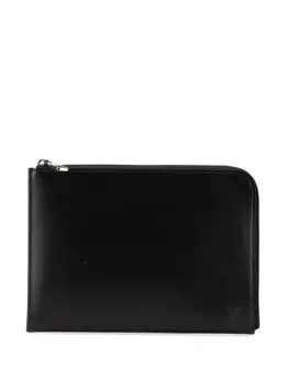 Louis Vuitton Pre-Owned: Чёрный клатч 