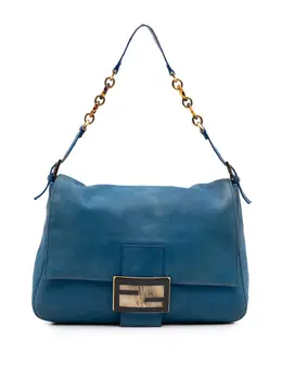 Fendi Pre-Owned: Голубая сумка 