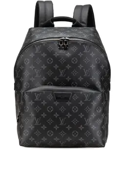 Louis Vuitton Pre-Owned: Чёрный рюкзак 