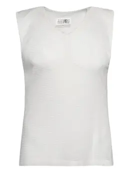 MM6 Maison Margiela: Майка в сетку 
