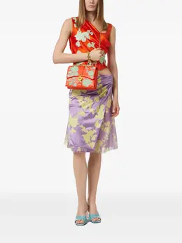Versace: Оранжевая сумка 