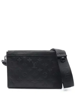 Louis Vuitton Pre-Owned: Чёрный кошелёк 