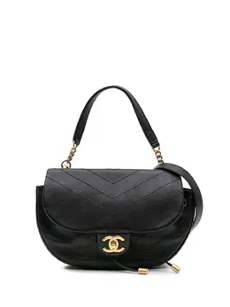 CHANEL Pre-Owned: Чёрная сумка 