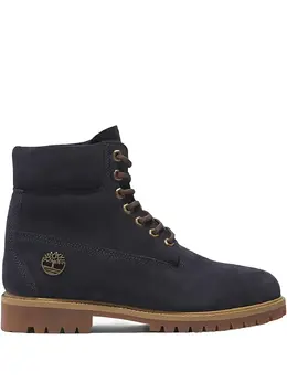 Timberland: Голубые ботинки 