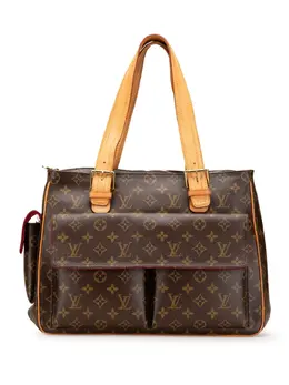 Louis Vuitton Pre-Owned: Коричневая сумка-шоппер 