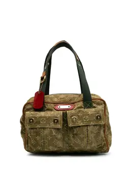 Louis Vuitton Pre-Owned: Зелёная сумка 