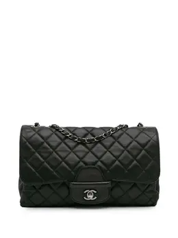 CHANEL Pre-Owned: Чёрная сумка через плечо 