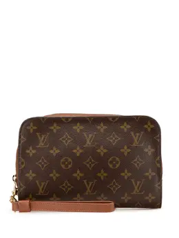 Louis Vuitton Pre-Owned: Коричневый клатч 