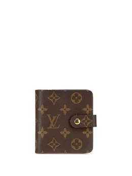 Louis Vuitton Pre-Owned: Коричневый кошелёк 