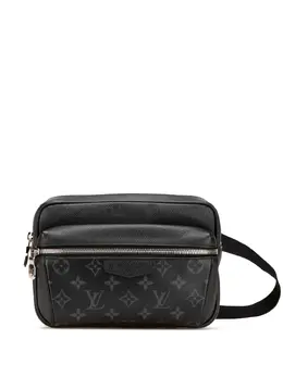 Louis Vuitton Pre-Owned: Чёрная сумка 