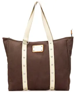 Louis Vuitton Pre-Owned: Коричневая сумка-шоппер 