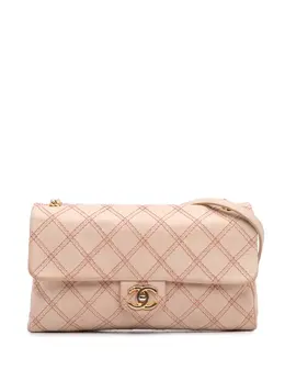 CHANEL Pre-Owned: Коричневая сумка через плечо 