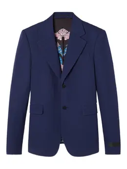 Versace: Пиджаки из шерсти 