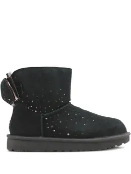 UGG: Чёрные ботинки  Classic Mini