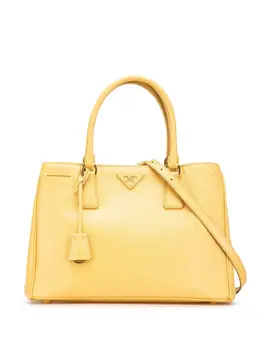 Prada Pre-Owned: Жёлтая сумка 
