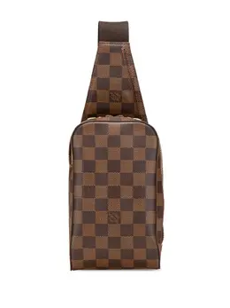 Louis Vuitton Pre-Owned: Коричневая сумка через плечо 