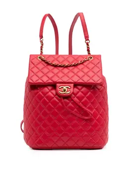 CHANEL Pre-Owned: Красный рюкзак 