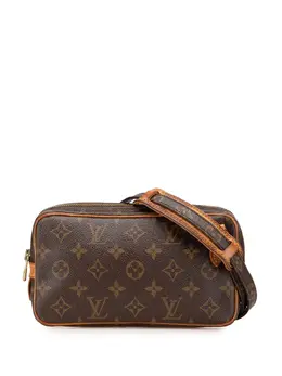 Louis Vuitton Pre-Owned: Коричневая сумка через плечо 