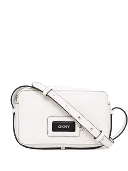 DKNY: Белая сумка через плечо 