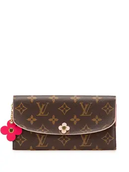 Louis Vuitton Pre-Owned: Кошелёк с цветочным принтом 