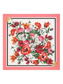Dolce & Gabbana: Шарф с растительным принтом 