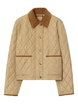 Burberry: Стёганые куртка 