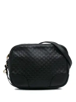 Gucci Pre-Owned: Чёрная сумка через плечо 
