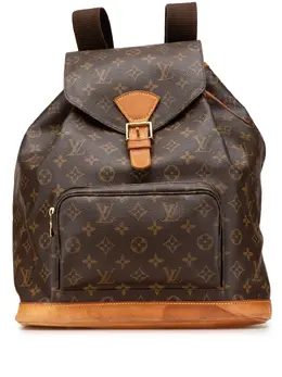 Louis Vuitton Pre-Owned: Коричневый рюкзак 