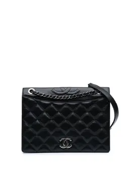 CHANEL Pre-Owned: Чёрная сумка через плечо 