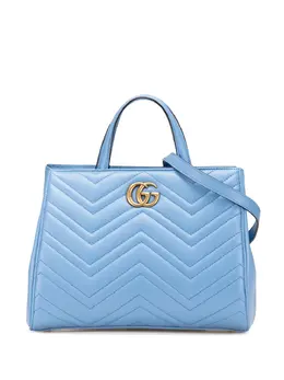 Gucci Pre-Owned: Голубая сумка 