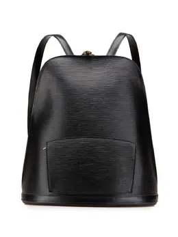 Louis Vuitton Pre-Owned: Чёрный рюкзак 