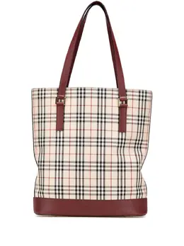 Burberry Pre-Owned: Красная сумка-шоппер 