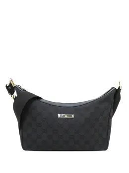 Gucci Pre-Owned: Чёрная сумка через плечо 